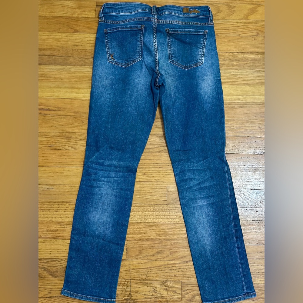 KUT from Kloth Women's size 8, distressed Blue Denim Jeans. - Picture 2 of 10